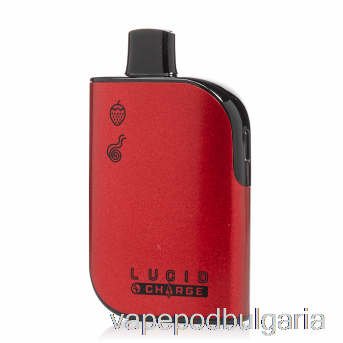 Vape Течности Lucid Charge 7000 пунш с кисела ягода за еднократна употреба